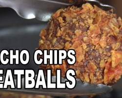 Crispy Nacho Chips Meatballs recipe
