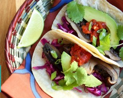 Portobello Mushroom Tacos |  Hilah Cooking