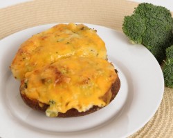 Cheddar Broccoli Twice Baked Potato Recipe – Laura Vitale – Laura in the Kitchen Episode 834