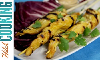 Chicken Satay Recipe with Peanut Sauce