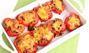 Chili Stuffed Peppers Recipe – Laura Vitale – Laura in the Kitchen Episode 820