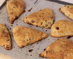 Chocolate Chip Scones Recipe – Laura Vitale – Laura in the Kitchen Episode 462
