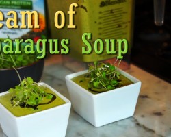 Cream of Asparagus Soup: Easy Organic Vegan Recipe
