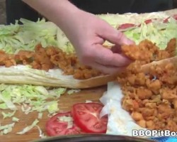 Fried Crawfish Po’ Boy Sandwich by the BBQ Pit Boys