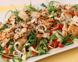 Grilled Shrimp & Calamari Salad Recipe – Laura Vitale – Laura in the Kitchen Episode 434