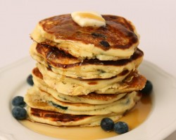 Homemade Blueberry Pancake Recipe – Laura Vitale – Laura in the Kitchen Episode 426
