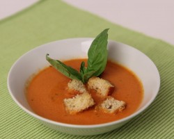 Homemade Tomato Soup Recipe – Laura Vitale – Laura in the Kitchen Episode 454