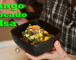 Mango Avocado Salsa: Organic Raw Vegan Recipe