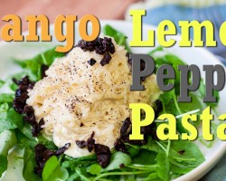 Mango Lemon Pepper Pasta Salad