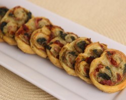 Palmieres with Sun Dried Tomatoes & Prosciutto – Laura Vitale – Laura in the Kitchen Episode 514