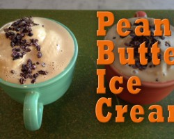 Peanut Butter Ice Cream: Organic Vegan Dessert Recipe