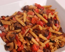 Pennette with Ham and Mushrooms Recipe – Laura Vitale – Laura in the Kitchen Episode 350