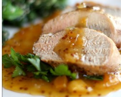 Roast Pork Tenderloin with Apricot Sauce
