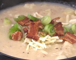 Bacon and Cheese Potato Soup