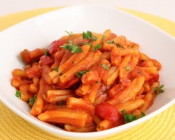 Pasta with Pancetta & Cherry Peppers Recipe – Laura Vitale – Laura in the Kitchen Episode 874