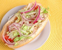 Chicken Cheesesteak Hoagies Recipe – Laura Vitale – Laura in the Kitchen Episode 920