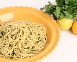 Lemon & Herb Spaghetti Recipe – Laura Vitale – Laura in the Kitchen Episode 912
