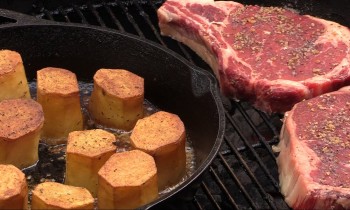 Potatoes and Steak by the BBQ Pit Boys