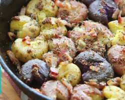 Smashed Roasted Potatoes |  Hilah Cooking