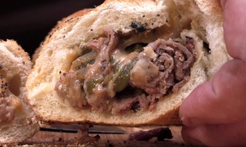 Shaved Steak Stuffed Rolls by the BBQ Pit Boys