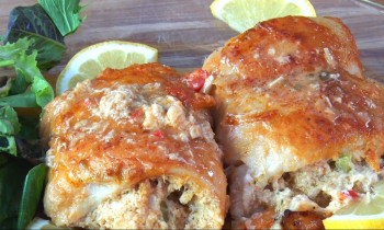 Shrimp & Crab Stuffed Fish with Lobster Gravy -Part One