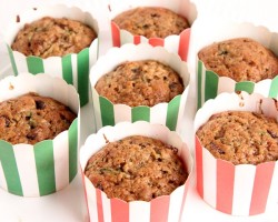 Chocolate Chip Zucchini Bread Muffin Recipe – Laura Vitale – Laura in the Kitchen Episode