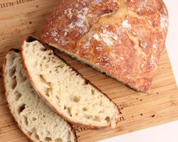 No-Knead Rustic Bread Recipe – Laura Vitale – Laura in the Kitchen Episode 1025