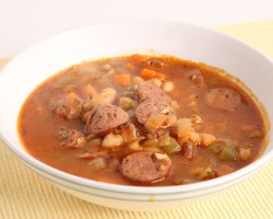 Quick Sausage & Bean Soup Recipe – Laura Vitale – Laura in the Kitchen Episode 1018